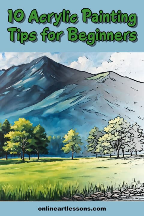 10 Acrylic Painting Tips for Beginners | Online Art Lessons