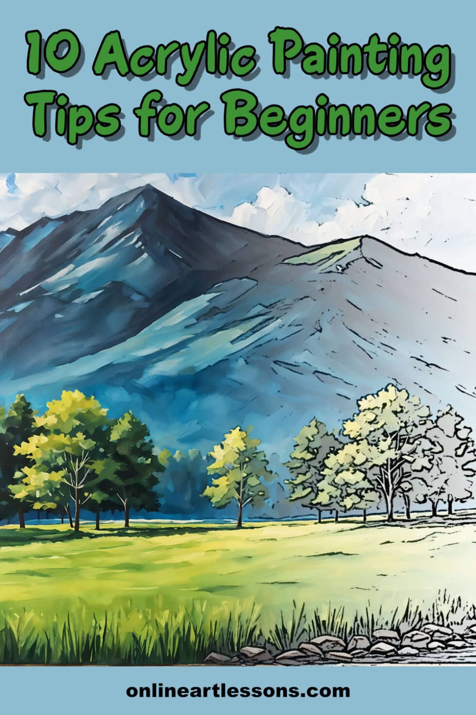 10 Acrylic Painting Tips for Beginners | Online Art Lessons