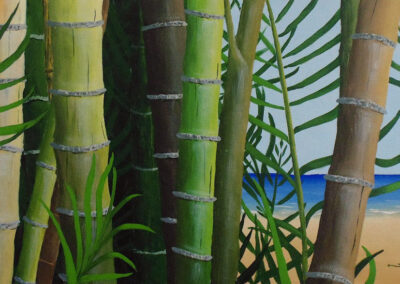 How to Paint Bamboo in Acrylic