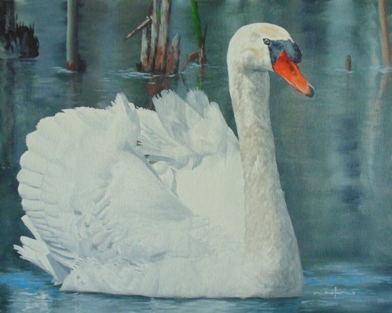 How to Paint a Swan in Oil