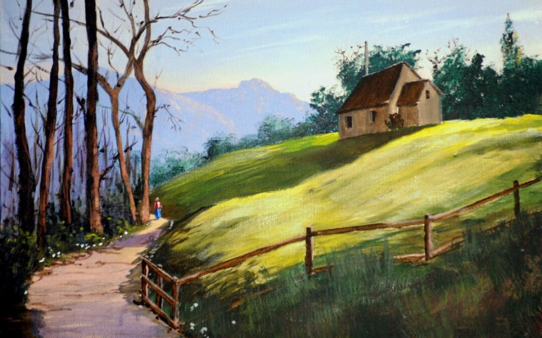 Paint an Early Morning in Acrylic