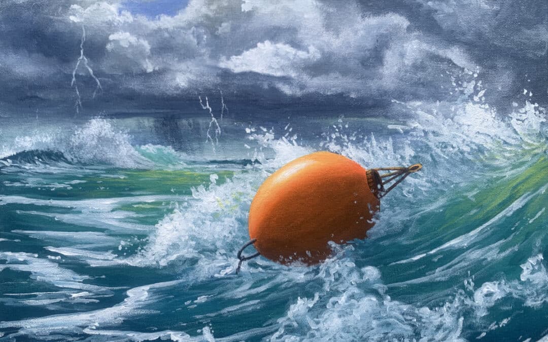 Paint a Stormy Sea in Acrylic