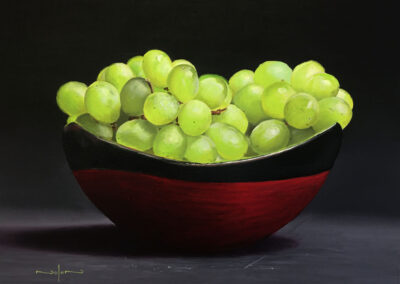 How to Paint a Bowl of Grapes in Oil