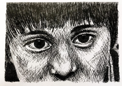 Cross Hatching Face – Quick Sketch