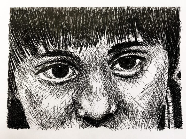 Cross Hatching Face – Quick Sketch