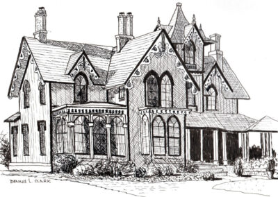 How to Draw a Gothic House in Pen and Ink