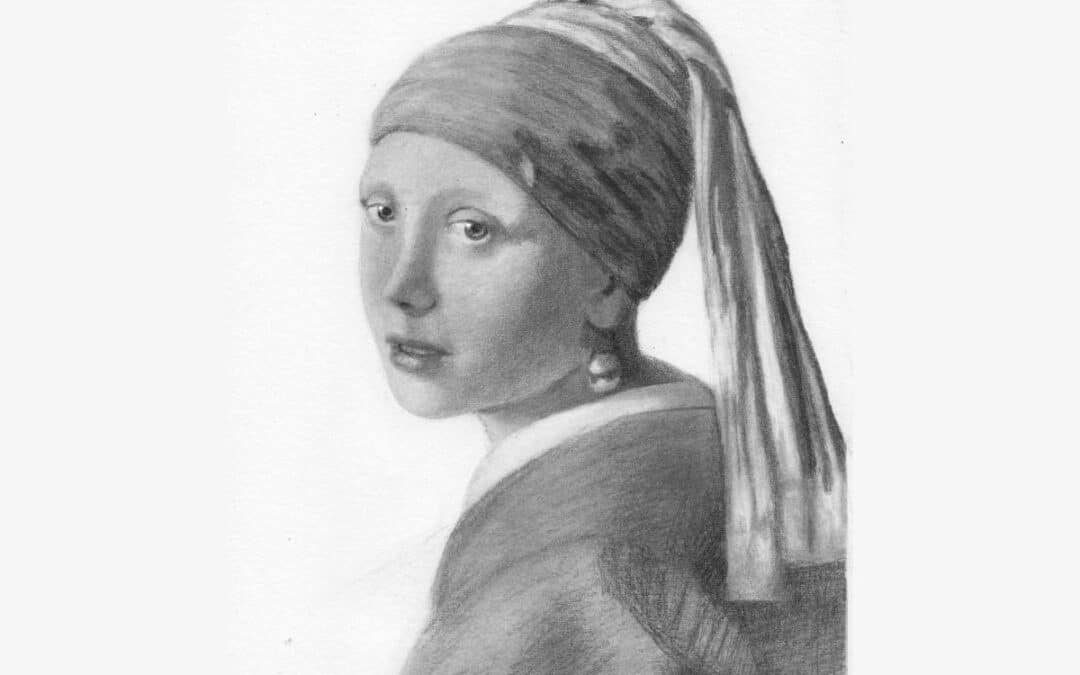 How to Draw Girl with Pearl Earring