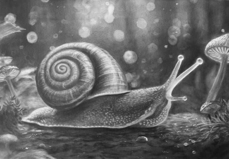 How to Draw a Snail Step by Step