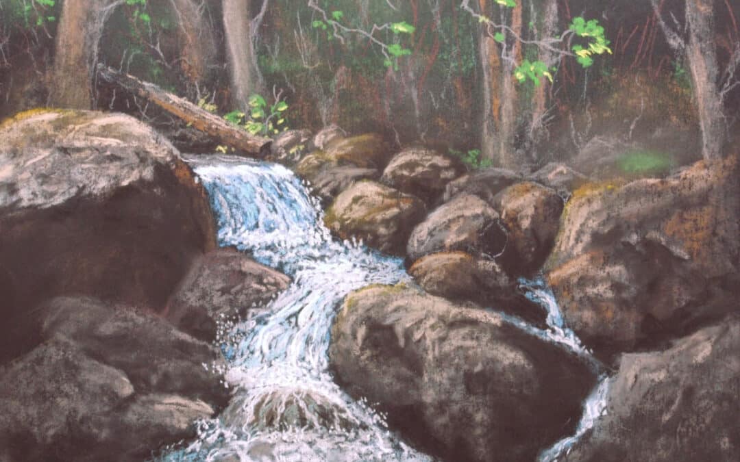How to Add Water – Small Rapids in Pastel