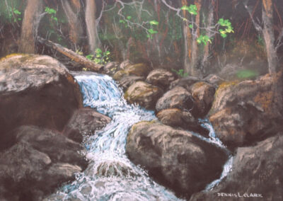 How to Add Water – Small Rapids in Pastel