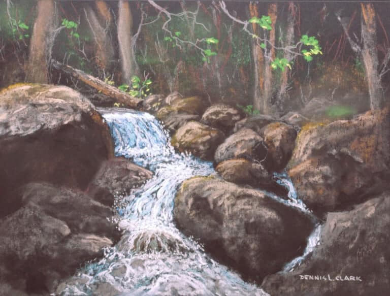 How to Add Water – Small Rapids in Pastel