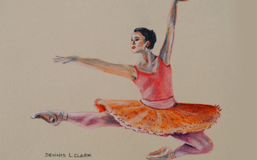 How to Draw a Ballerina in Pastel