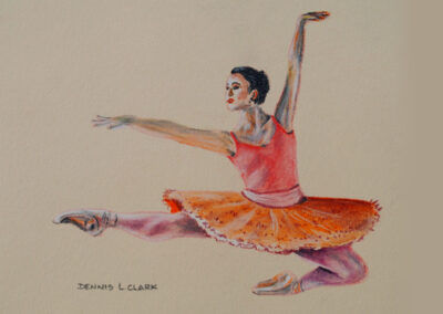 How to Draw a Ballerina in Pastel