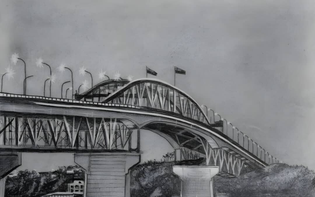 How to Draw a Harbour Bridge in Pencil