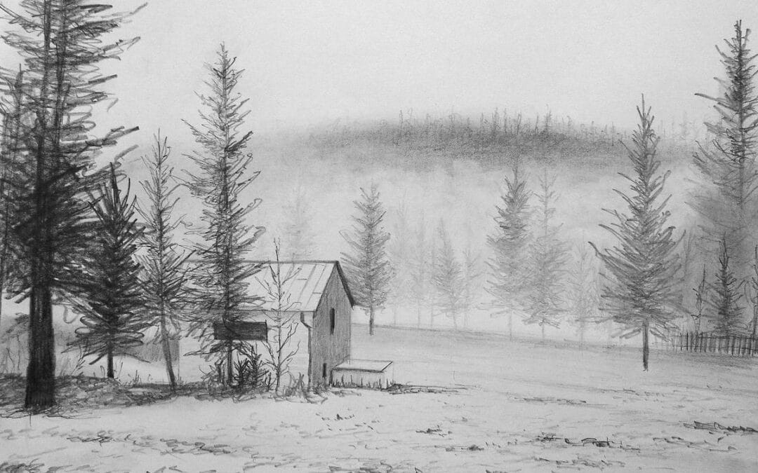 How to Draw a House in the Snow