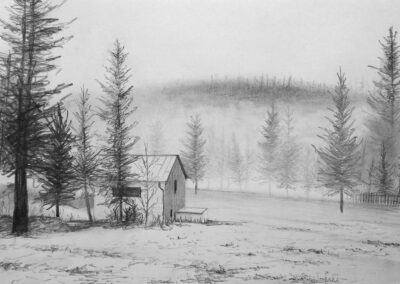 How to Draw a House in the Snow