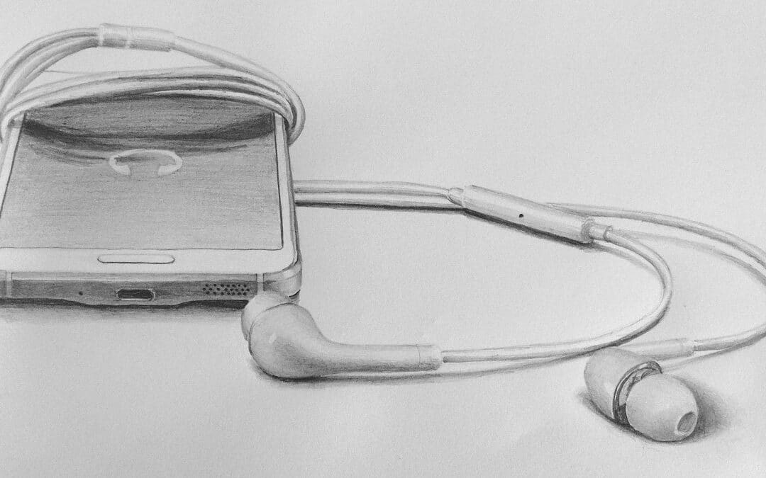 How to Draw a Phone in Pencil
