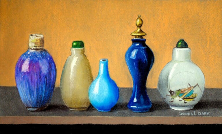 How to Draw Bottles Still Life in Pastel