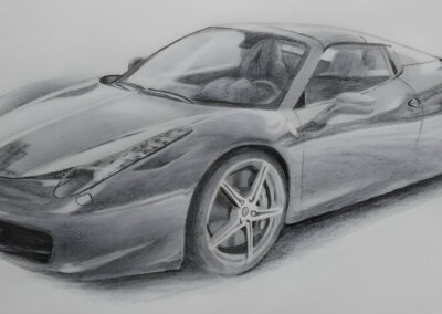 How to Draw a Car in Pencil