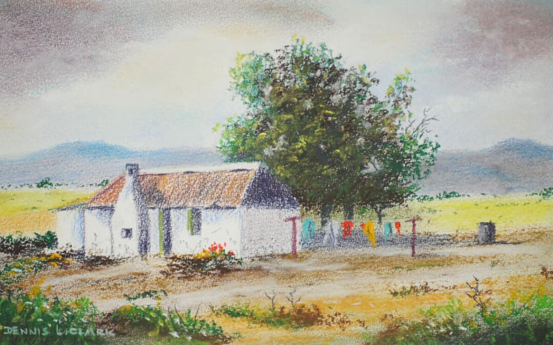 How to Draw a Farmhouse in Pastel