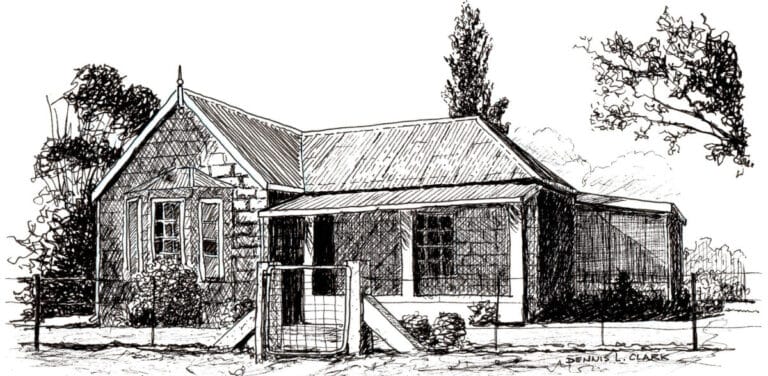 How to Draw a Farmhouse in Pen and Ink