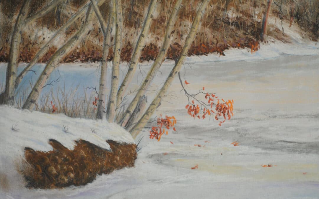 How to Draw a Snow Scene in Pastel