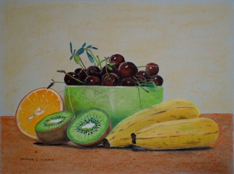 How to Draw Still Life with Fruit in Pastel