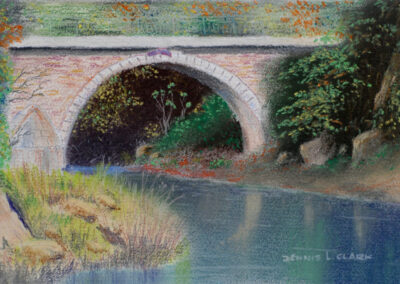 How to Draw a Stone Bridge in Pastel