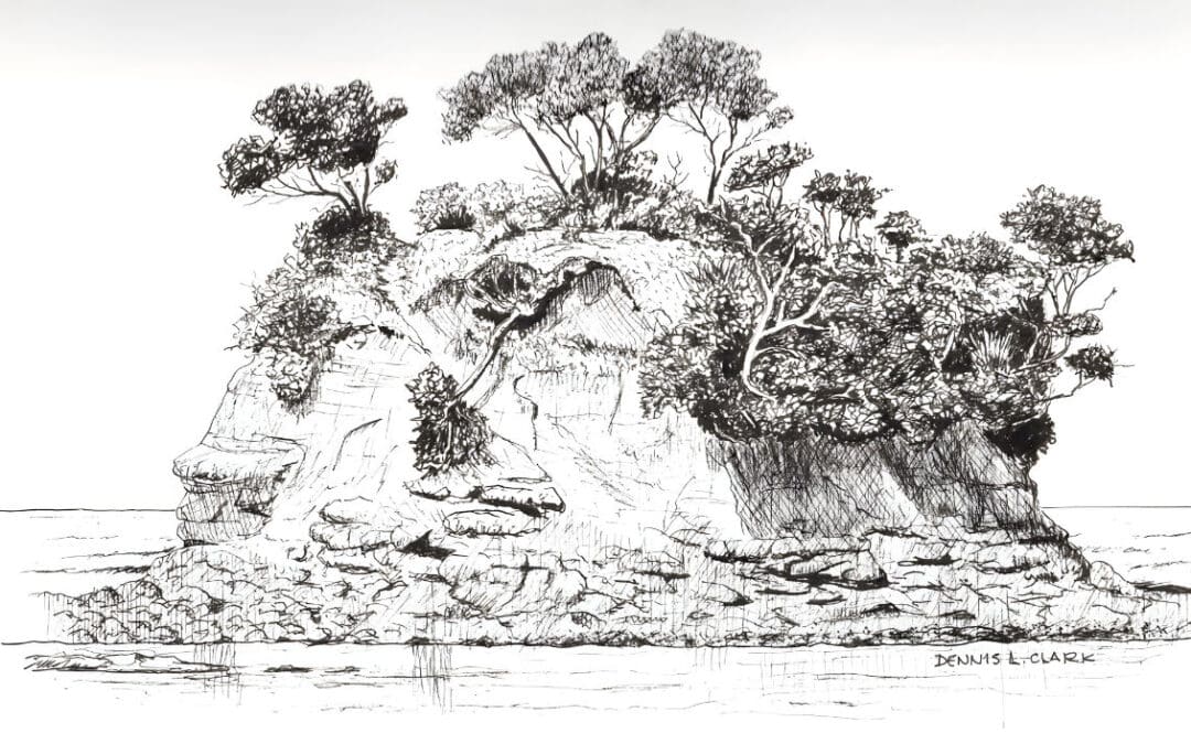 How to Draw Torbay Tor in Pen and Ink