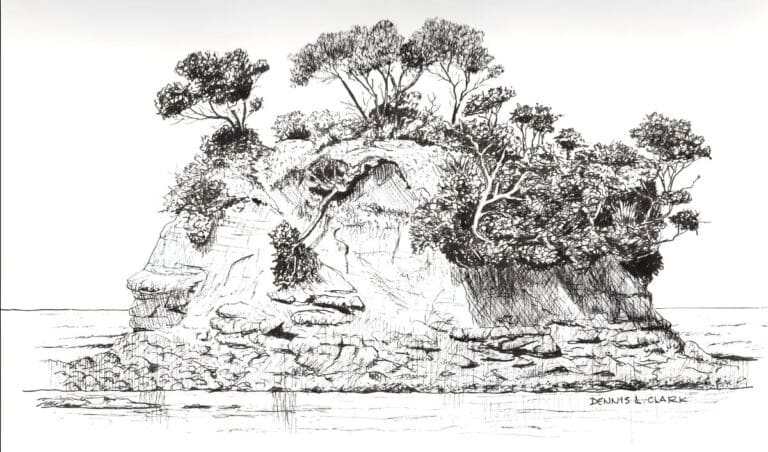 How to Draw Torbay Tor in Pen and Ink