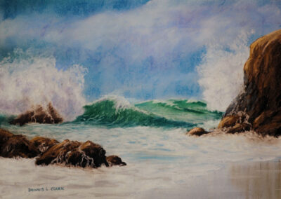 How to Draw Wild Waves in Pastel