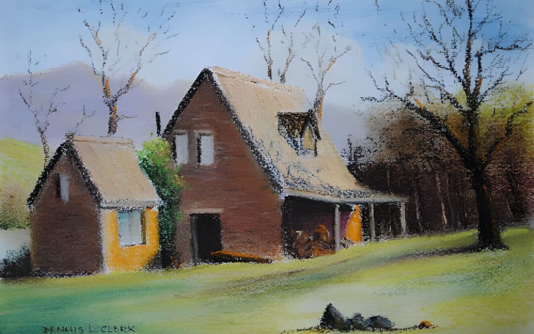 How to Draw Buildings in Pastel