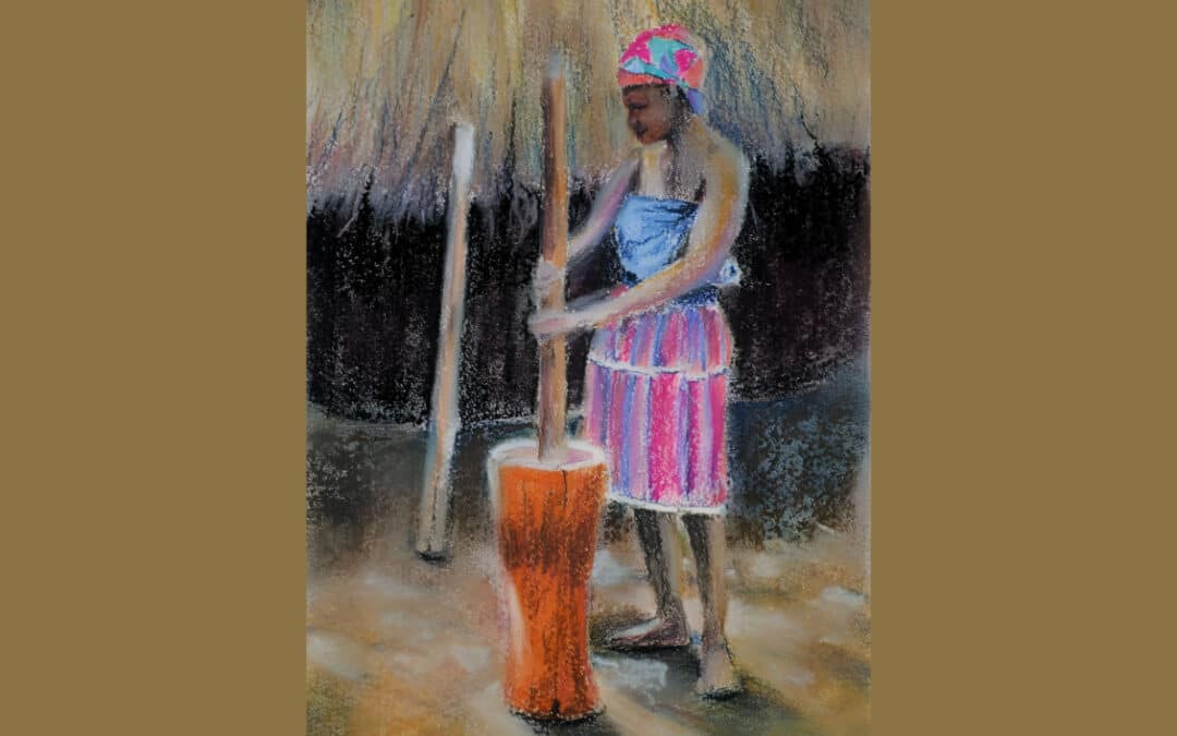 Draw a Figure in Pastel – African Lady