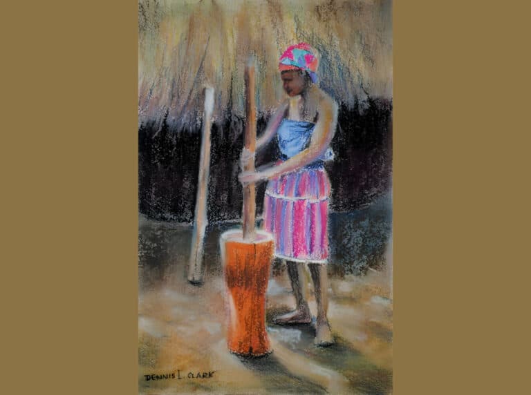Draw a Figure in Pastel – African Lady
