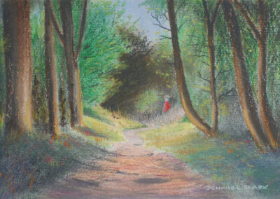 How to Draw Woodland Path in Pastel