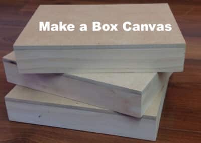 How to Make Your Own Box Canvas