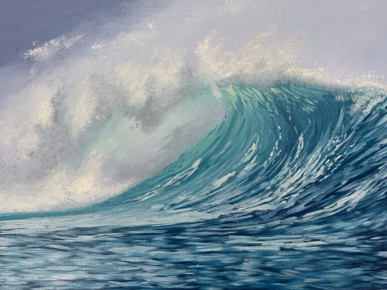 How to Paint Crashing Waves in Oil