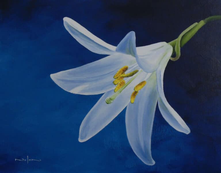 How to Paint a Daylily in Acrylic