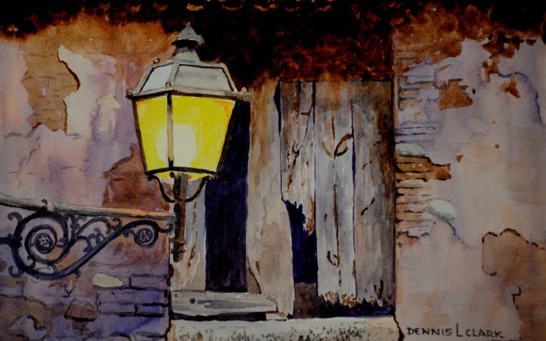 How to Paint a Fancy Lantern in Watercolour