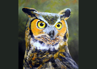 How to Paint a Great Horned Owl in Acrylics