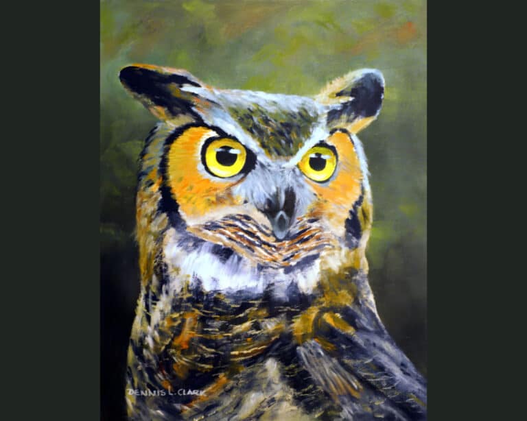 How to Paint a Great Horned Owl in Acrylics