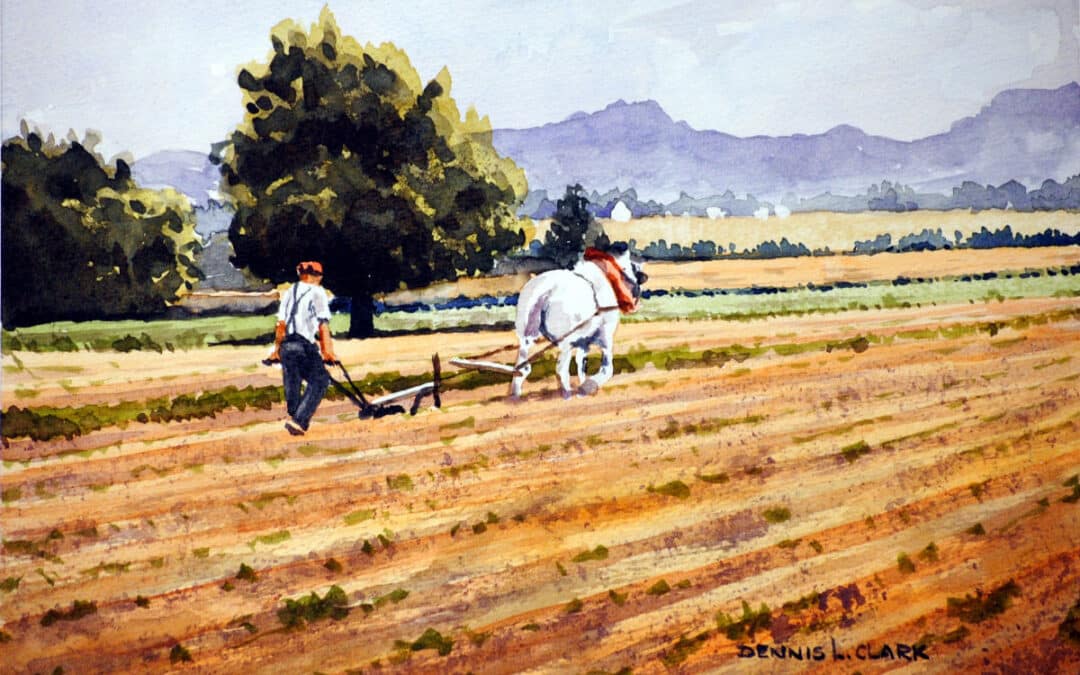 How to Paint a Farm Landscape in Watercolor