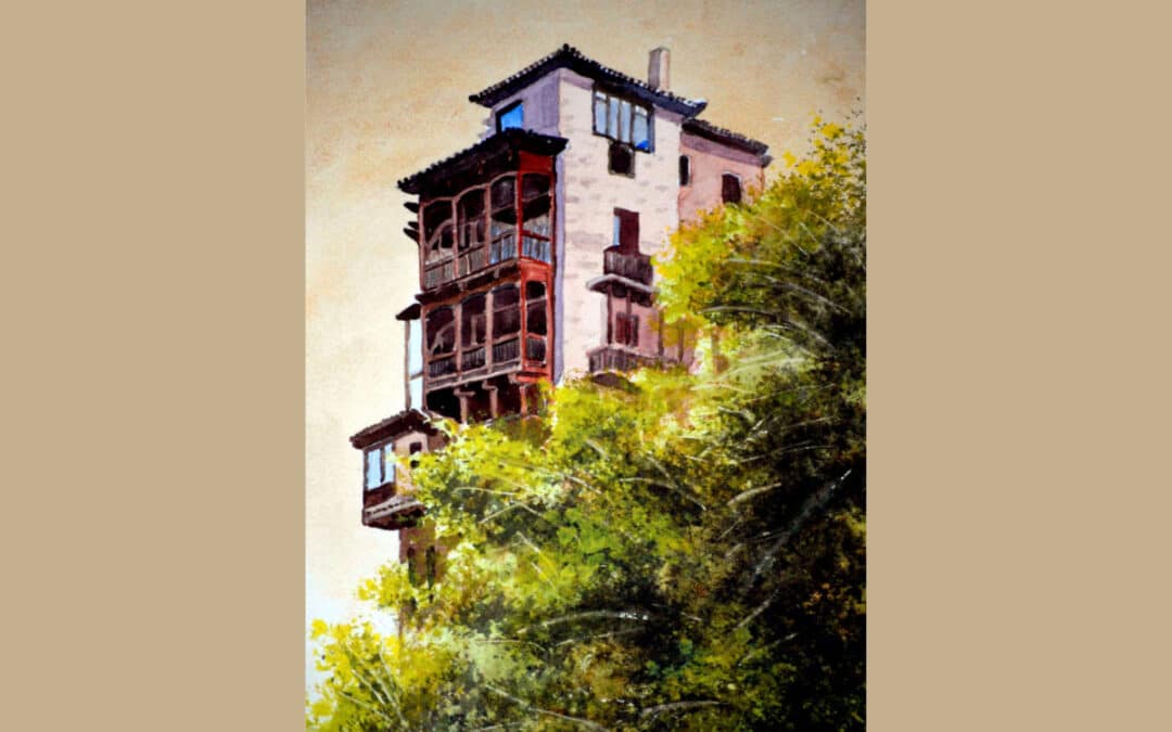 Paint a Cliff House in Watercolor