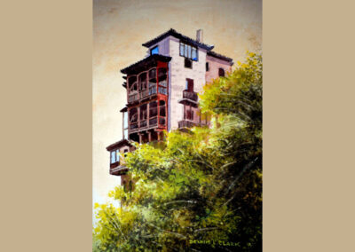 Paint a Cliff House in Watercolor