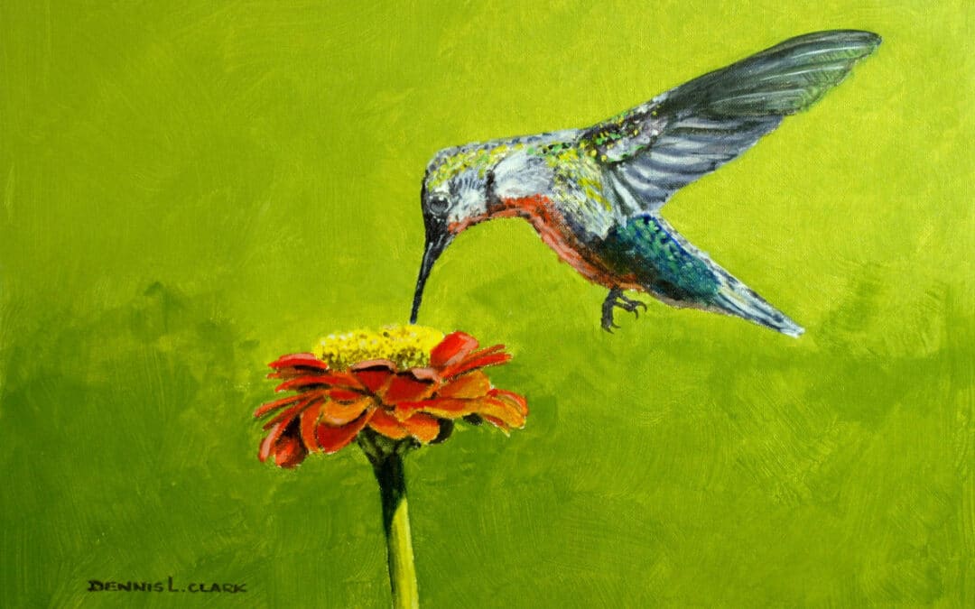 Paint a Hummingbird in Acrylic