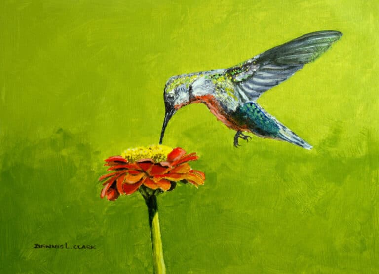Paint a Hummingbird in Acrylic