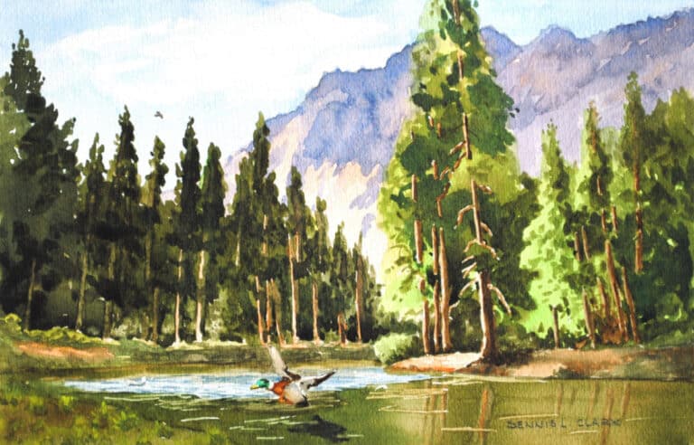 Paint a Mountain Stream in Watercolor