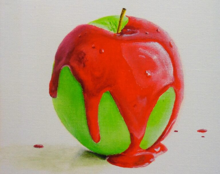 How to Paint an Apple with Wet Paint