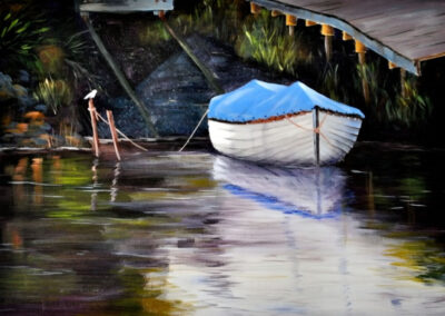 How to Paint a Rowing Boat in Acrylic