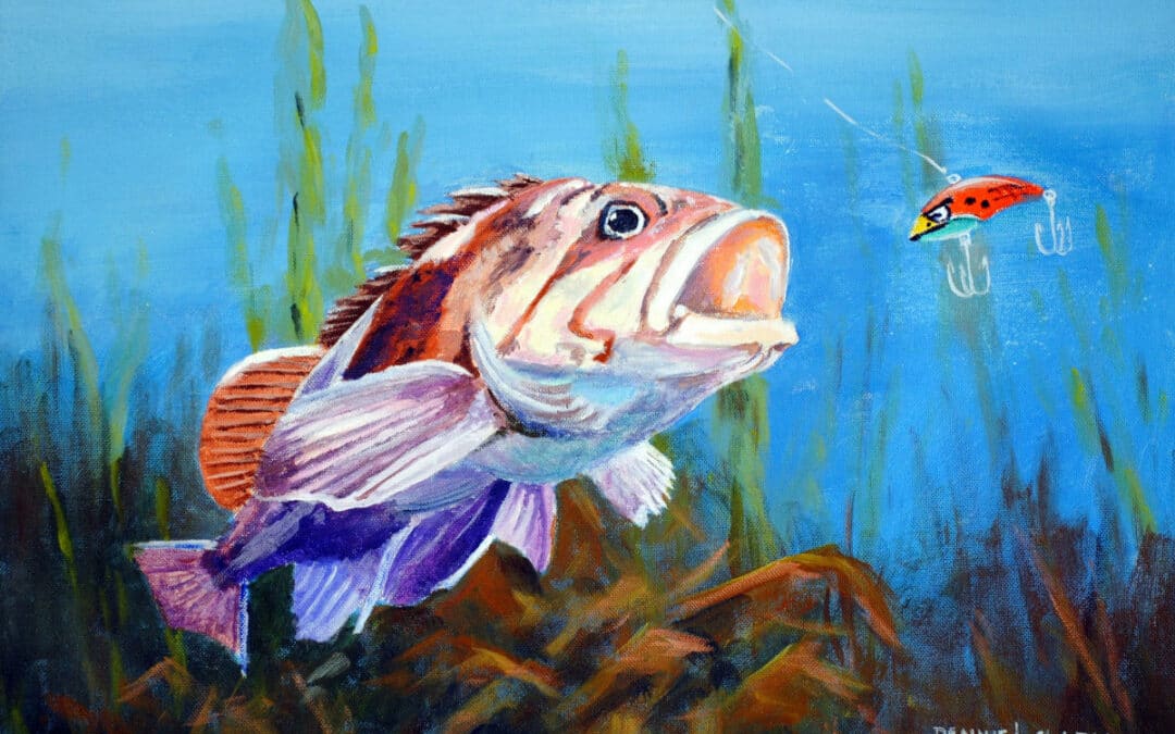 How to Paint a Sea Bass in Acrylic